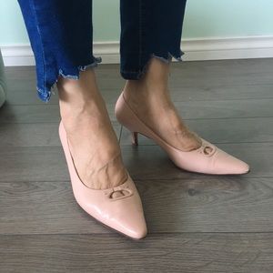 Vintage Baby Pink Ferragamo Heels